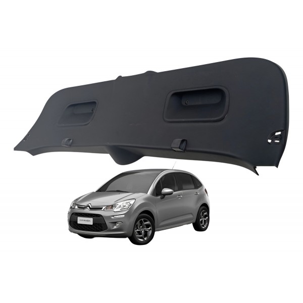 Moldura Tampa Traseira Porta Malas Original Citroën C3 2016 Moldura Tampa Traseira Porta Malas Original Citroën C3 2016