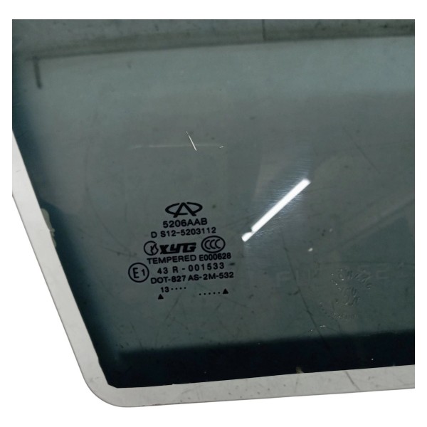 Vidro Porta Dianteiro Direito Chery Face 2012 2013 2014 2015