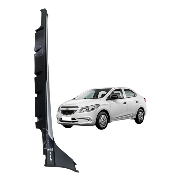 Spoiler Lateral Esquerda Chevrolet Onix 2018 2019 Detalhe