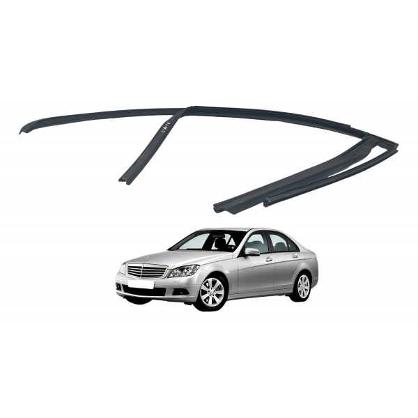 Guarnição Porta Traseira Esquerda Mercedes Benz C180 2011