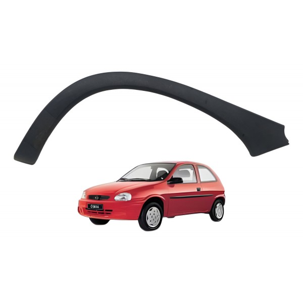 Moldura Paralama Traseira Esquerda Chevrolet Corsa 2001 2002