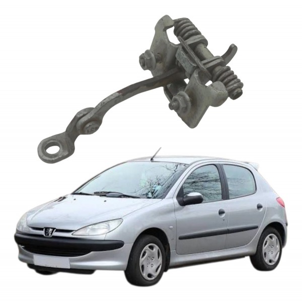 Limitador Porta Traseira Esquerda Peugeot 206 2006 Limitador Porta Traseira Esquerda Peugeot 206 2006