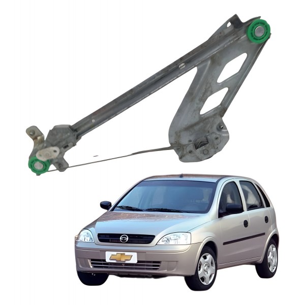Máquina Vidro Manual Traseiro Esquerdo Chevrolet Corsa 2003 Máquina Vidro Manual Traseiro Esquerdo Chevrolet Corsa 2003