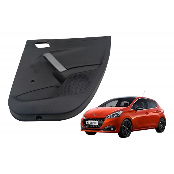 Forro Porta Traseiro Direito Peugeot 208 Allure 2014 2015 Forro Porta Traseiro Direito Peugeot 208 Allure 2014 2015