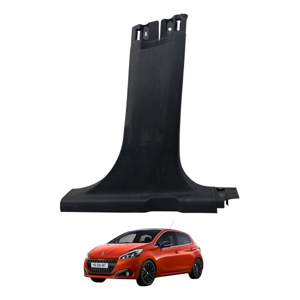 Moldura Coluna Dianteira Direita Peugeot 208 Allure 2015 Moldura Coluna Dianteira Direita Peugeot 208 Allure 2015