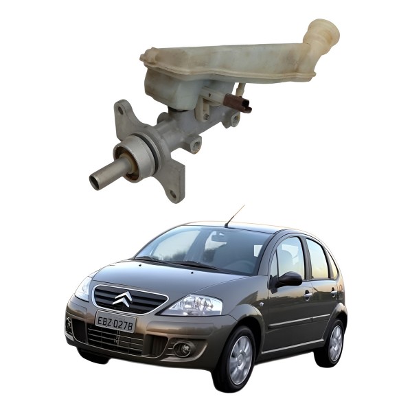 Cilindro Mestre Reservatorio Freio Citroen C3 1.4 2016 2017