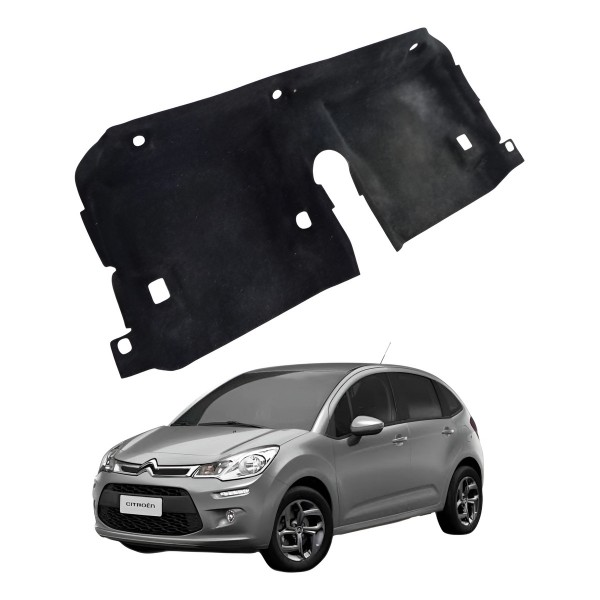 Carpete Assoalho Traseiro Citroen C3 Tendance 2016 2017 2018