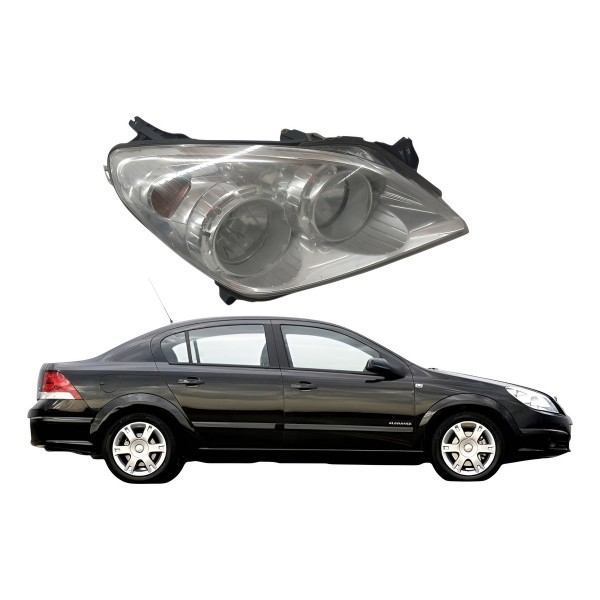 Farol Dianteiro Direito Chevrolet Vectra 2008 2009 Detalhe