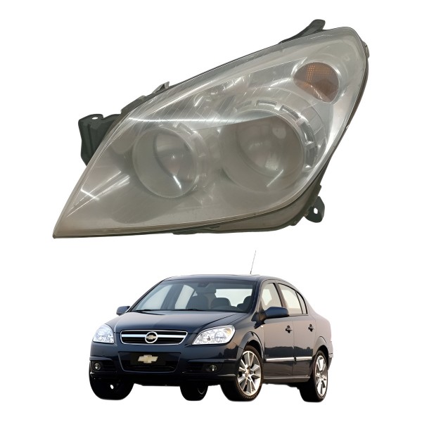 Farol Dianteiro Esquerdo Chevrolet Vectra 2008 2009 Detalhe Esquerdo/motorista Farol Dianteiro Esquerdo Chevrolet Vectra 2008 2009 Detalhe Esquerdo/motorista