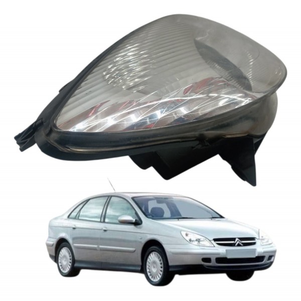 Farol Dinteiro Direito Citroen C5 2.0 2004 2005 2006 Detalhe