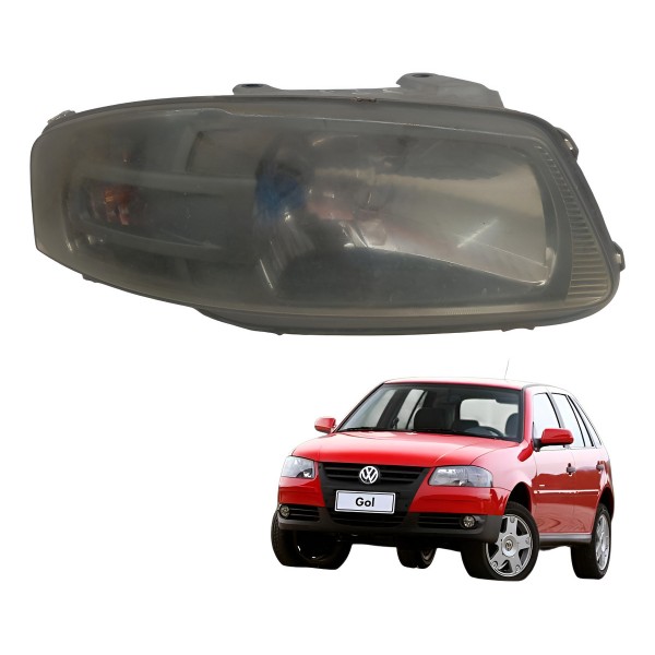 Farol Dianteiro Direito Volkswagen Gol 2008 2009 Detalhes