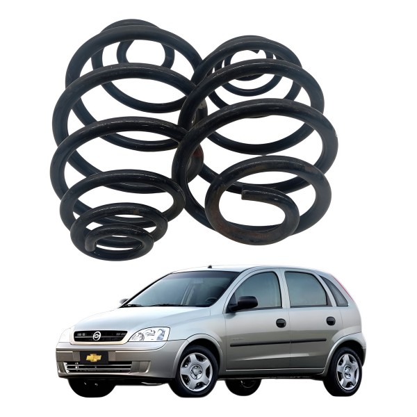 Par Molas Traseiras Chevrolet Corsa 2005 2006 2007