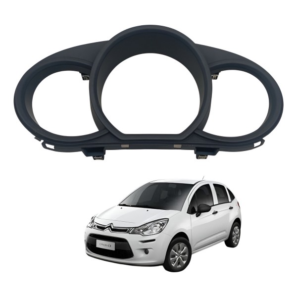 Moldura Painel Instrumentos Citroen C3 1.5 2016 Detalhe