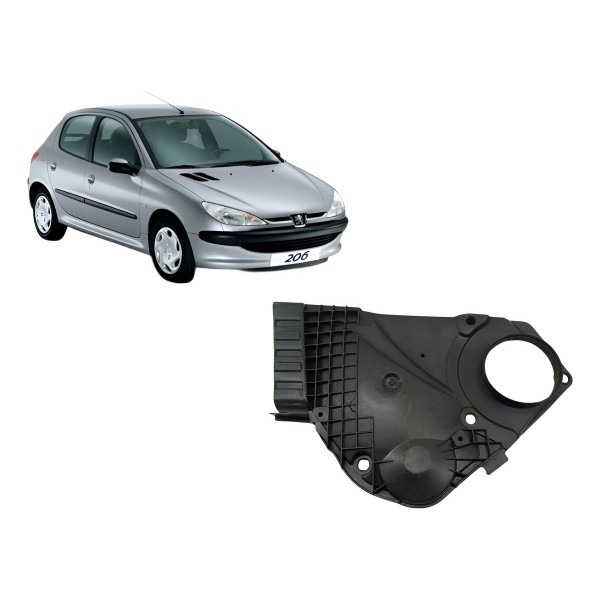 Capa Correia Dentada Peugeot 206 207 1.4 2006 2007 2008 Capa Correia Dentada Peugeot 206 207 1.4 2006 2007 2008