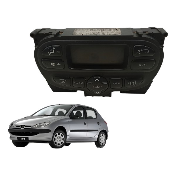 Painel Comando Ar Concicionado Peugeot 206 207 2007 2008 Painel Comando Ar Concicionado Peugeot 206 207 2007 2008