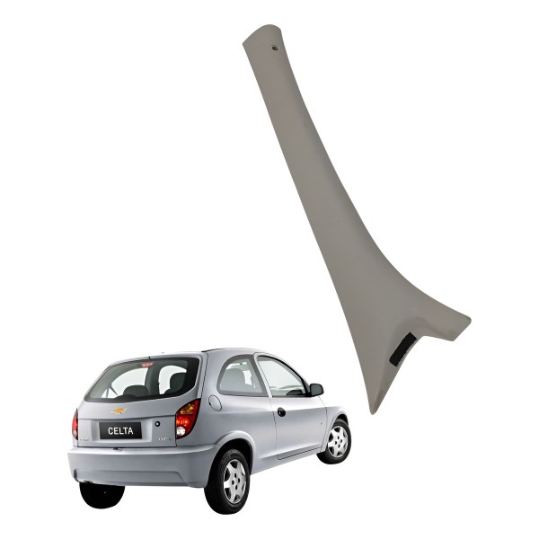 Moldura Direita Coluna Parabrisa Chevrolet Celta 2008 2009 Moldura Direita Coluna Parabrisa Chevrolet Celta 2008 2009