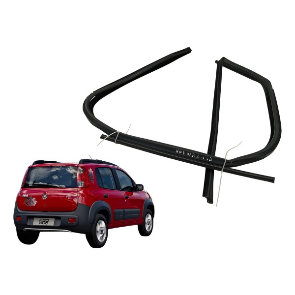 Kit Pestana Canaleta Traseira Direita Fiat Uno Way 1.0 2011 Kit Pestana Canaleta Traseira Direita Fiat Uno Way 1.0 2011
