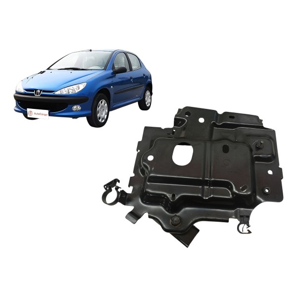 Suporte Base Bateria Peugeot 206 207 1.4 2005 2006 2007 2008 Suporte Base Bateria Peugeot 206 207 1.4 2005 2006 2007 2008