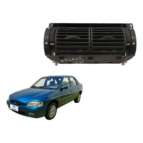 Difusor Ar Central Painel Ford Escort 1997 1998 1999 Detalhe Difusor Ar Central Painel Ford Escort 1997 1998 1999 Detalhe