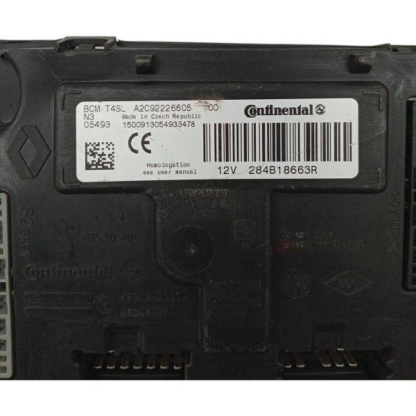 Módulo Bcm Renault Sandero 1.0 2017 2018 2019 Detalhe Módulo Bcm Renault Sandero 1.0 2017 2018 2019 Detalhe