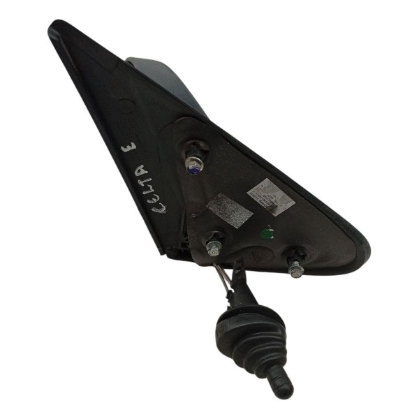 Retrovisor Manual Esquerdo Chevrolet Celta 2005 2006 Detalhe