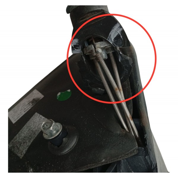 Retrovisor Manual Esquerdo Chevrolet Celta 2005 2006 Detalhe