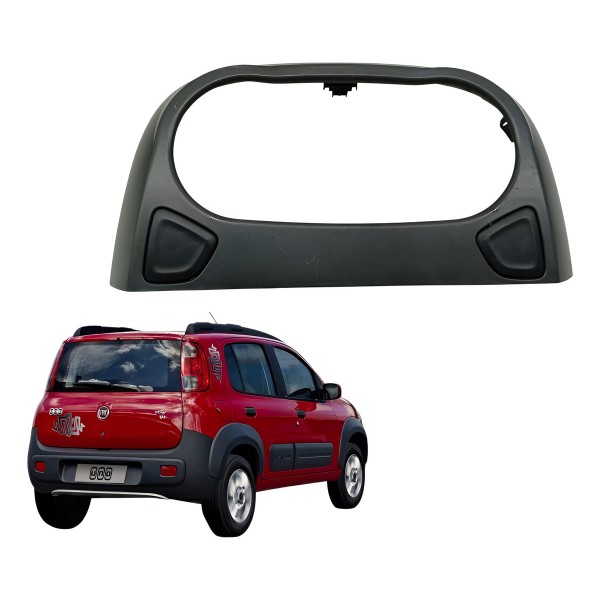 Moldura Comando Painel Ar Condicionado Fiat Uno Way 2011 Moldura Comando Painel Ar Condicionado Fiat Uno Way 2011