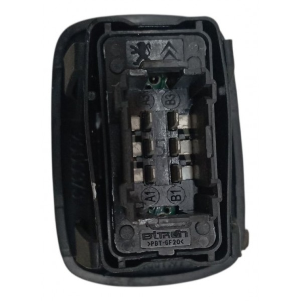 Botão Vidro Elétrico Traseiro Direito Citroen C3 1.5 2017