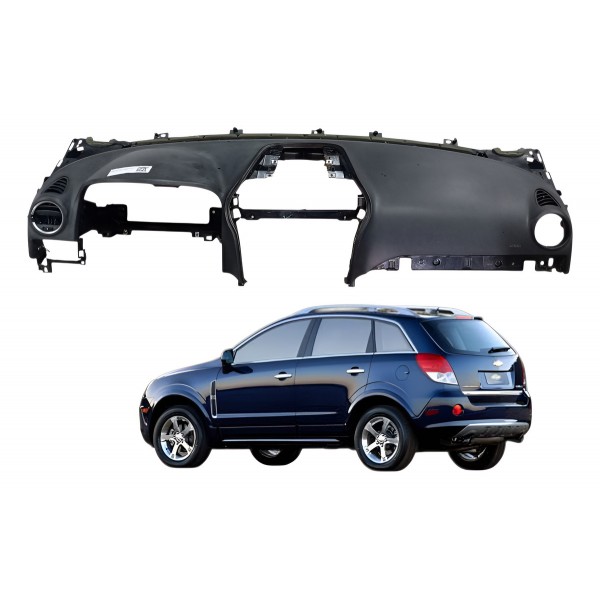 Painel Central Capa Tabelier Chevrolet Captiva 2009 Detalhe