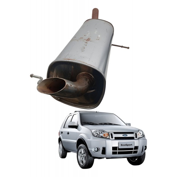 Escapamento Silencioso Ford Ecosport Fiesta1.6 2008 2009 Escapamento Silencioso Ford Ecosport Fiesta1.6 2008 2009