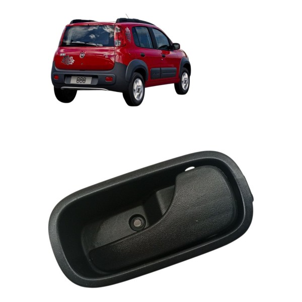 Maçaneta Interna Direita Fiat Uno 1.0 2011 2012 2013 Detalhe