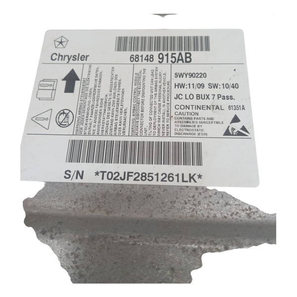 Kit Airbag Bolsa Volante Modulo Cinto  Fiat Freemont  2016 Kit Airbag Bolsa Volante Modulo Cinto  Fiat Freemont  2016