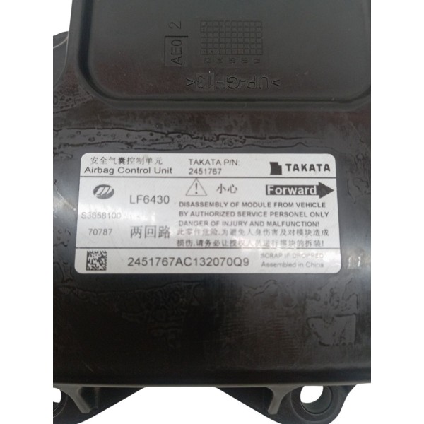 Kit Bolsa Painel Bolsa Volante Modulo Airbag Lifan X60 2016 Kit Bolsa Painel Bolsa Volante Modulo Airbag Lifan X60 2016