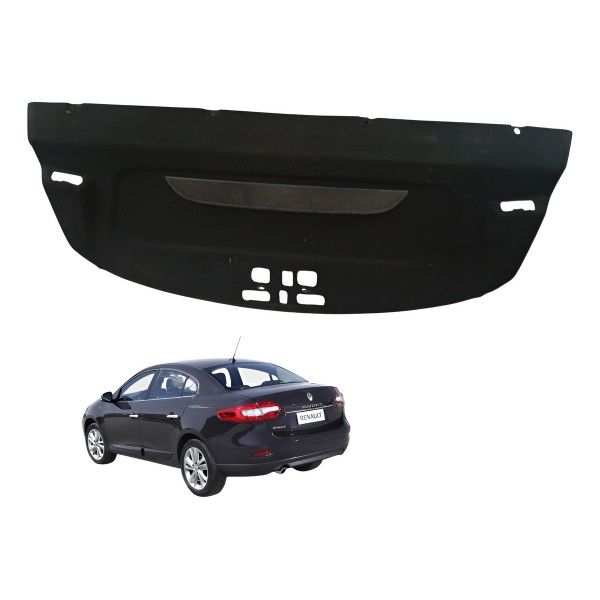 Tampao Bagagito Porta Malas Renault Fluence 2017 Detalhe Tampao Bagagito Porta Malas Renault Fluence 2017 Detalhe