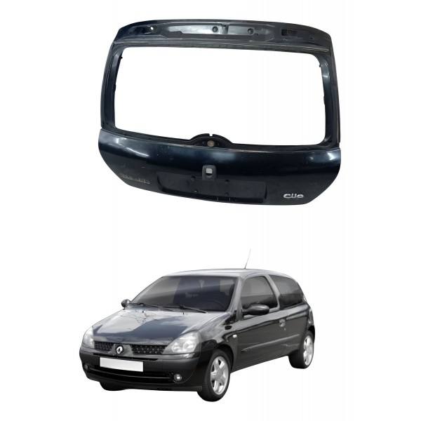 Tampa Traseira S/vidro Renault Clio 2001 2002 2003 Detalhes