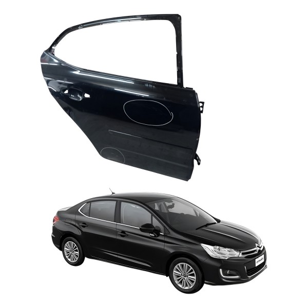 Porta Traseira Direita Citroen C4 Lounge 2015 4p Detalhe