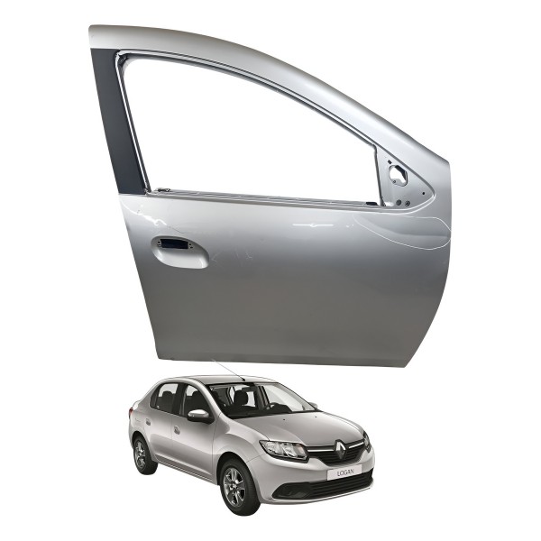 Porta Dianteira Direita Renault Logan 4p 2013 2014 Detalhe Porta Dianteira Direita Renault Logan 4p 2013 2014 Detalhe