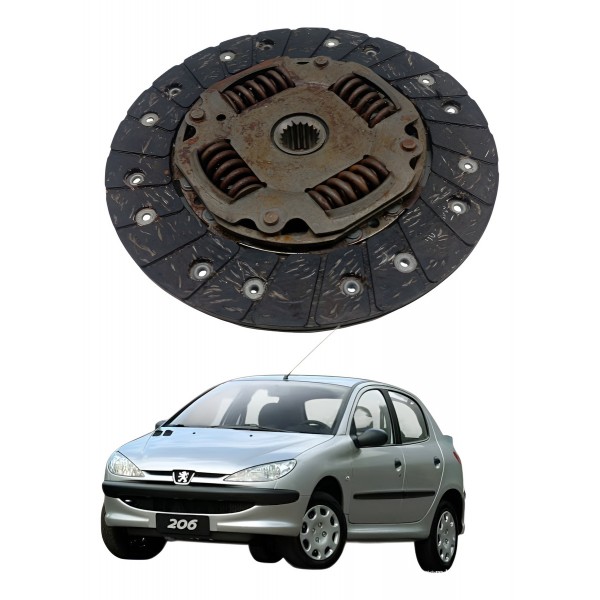 Disco Embreagem Peugeot 206 1.4 2005 2006 2007 2008 2009