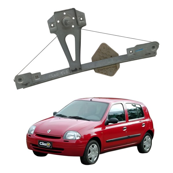 Maquina Vidro Traseiro Direito Renault Clio 2002 2003 2004 Maquina Vidro Traseiro Direito Renault Clio 2002 2003 2004