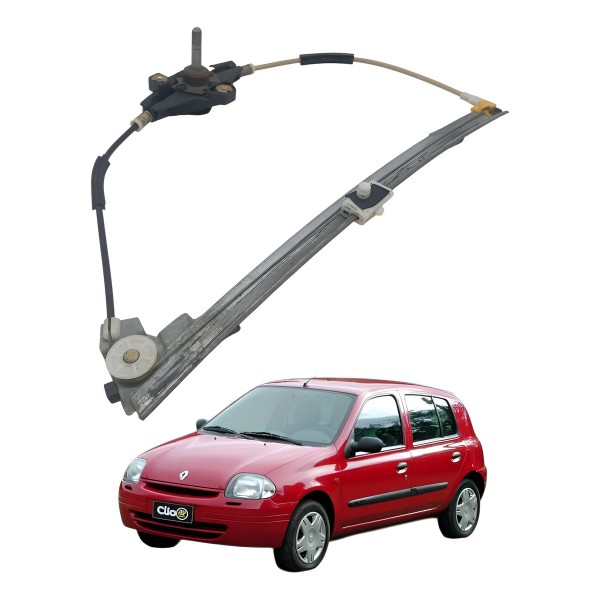 Maquina Vidro Dianteiro Direito Renault Clio 2002 Detalhe Maquina Vidro Dianteiro Direito Renault Clio 2002 Detalhe