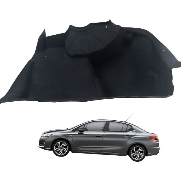 Forro Direito Porta Malas Citroen C4 Lounge 1.6 2015 Detalhe Forro Direito Porta Malas Citroen C4 Lounge 1.6 2015 Detalhe