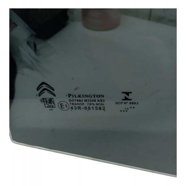 Vidro Porta Traseira Esquerdo Citroen C4 Lounge 2014 2015 Vidro Porta Traseira Esquerdo Citroen C4 Lounge 2014 2015