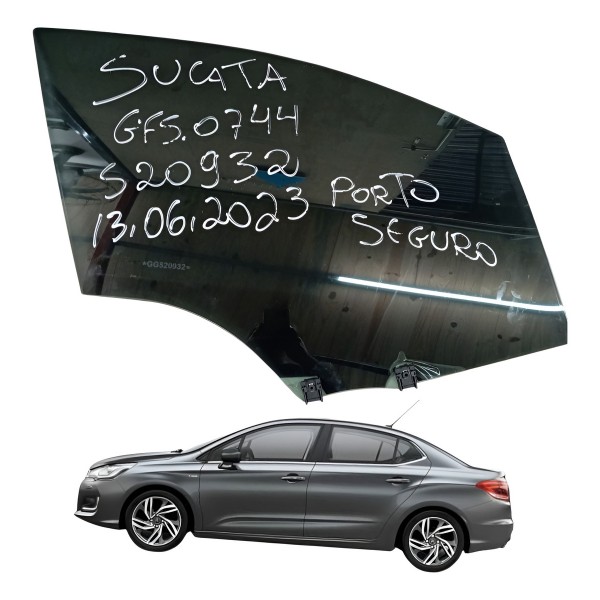 Vidro Porta Dianteiro Direito Citroen C4 Lounge 2014 2015 Vidro Porta Dianteiro Direito Citroen C4 Lounge 2014 2015