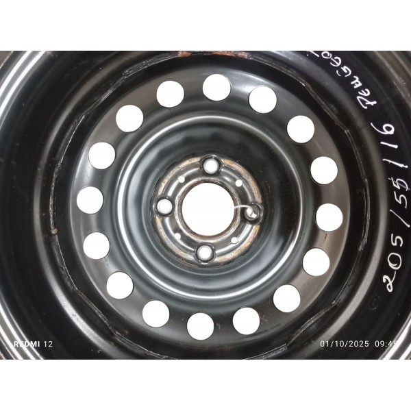 Roda Estepe Peneu 205/55/r16 Goodyear Peugeot 308 2014 Roda Estepe Peneu 205/55/r16 Goodyear Peugeot 308 2014