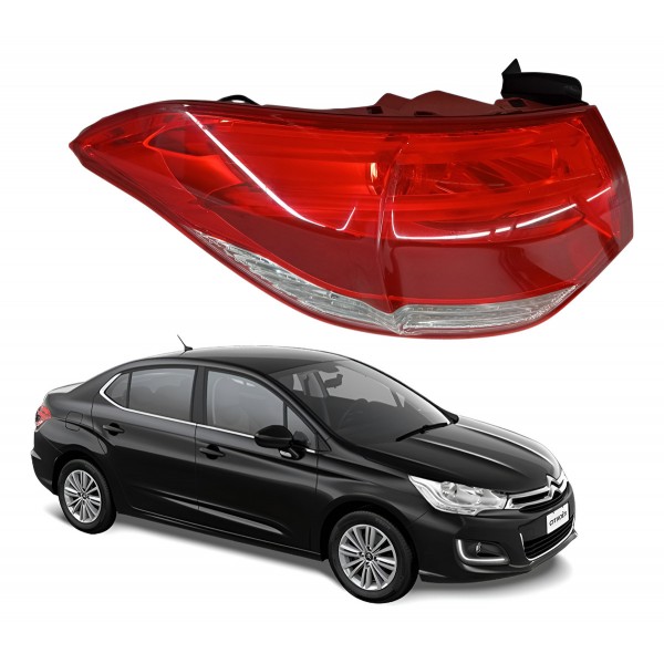 Lanterna Traseira Esquerda Citroen C4 Lounge 2015 Detalhe Lanterna Traseira Esquerda Citroen C4 Lounge 2015 Detalhe