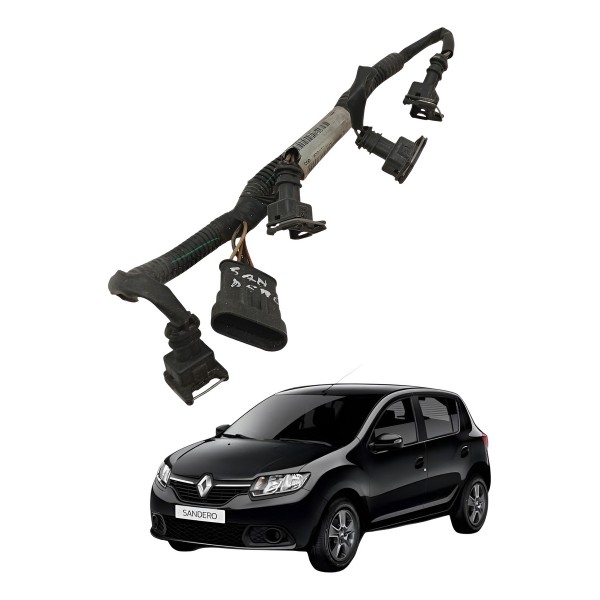 Chicote Bico Injetor Flauta Renault Sandero 1.0 16v Chicote Bico Injetor Flauta Renault Sandero 1.0 16v