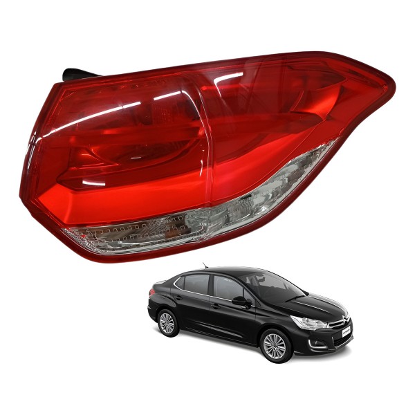 Lanterna Traseira Direita Citroen C4 Lounge 2015 Detalhe Lanterna Traseira Direita Citroen C4 Lounge 2015 Detalhe