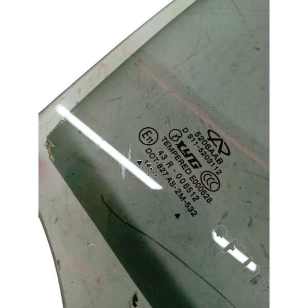 Vidro Porta Dianteira Direito Chery Qq 1.0 2014 2015 2016 Vidro Porta Dianteira Direito Chery Qq 1.0 2014 2015 2016