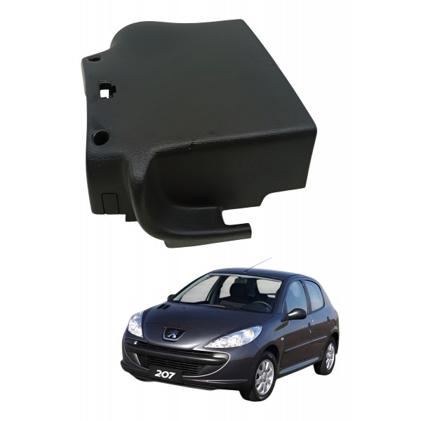 Moldura Inferior Coluna Direção Peugeot 207 1.4 2010 2011