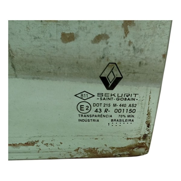 Vidro Fixo Traseiro Esquerdo Renault Clio 2002 Vidro Fixo Traseiro Esquerdo Renault Clio 2002